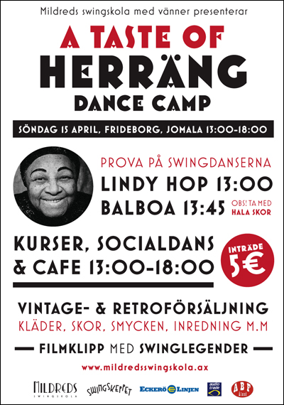 Mildreds swingskola A Taste of Herräng Dance Camp tedans 2012